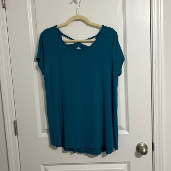 Teal St. John’s Bay Active T-shirt - Picture 1 of 3